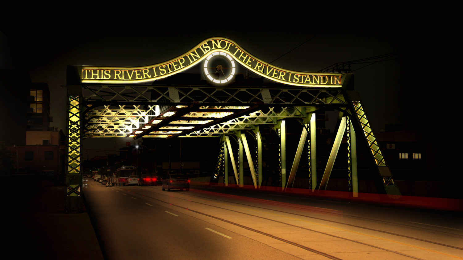 Riverside Bridge Illumination